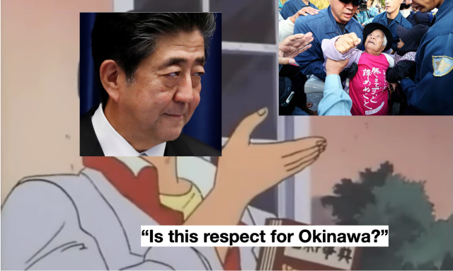 abe is this respect for okinawa